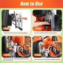 Backpack Gas Fogger Sprayer Blower Agricultural Mosquito Insecticide 7500r/min