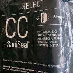 Oreck AK1CC6A CC SaniSeal Allergen Filtration Vacuum Cleaner Bags 5 Pack