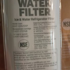 Samsung HAF-QINS/EXP DA97-17376B DA97-08006C NSF Water Filter 300 Gal