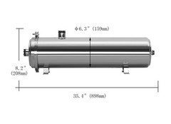 PVDF Ultrafiltration Membrane Filter 8000L/h Stainless Fluid Purification Tool