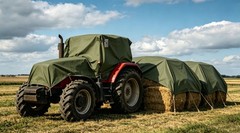 Heavy Duty Waterproof Canvas Tarp 16 Oz Cotton Canvas Tarpaulin Cover Tent