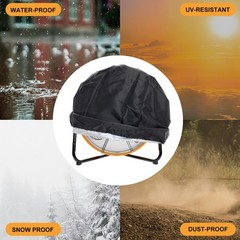 24in Outdoor Fan Cover Waterproof And Dustproof Fan Cover Heavy Duty Fan Cover