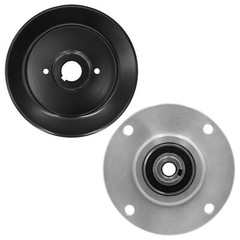 Spindle Short Shaft w/ Pulley for Bobcat ZT200 ZT220D ZT219 ZT223 ZT225 ZT228