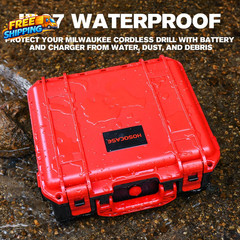 Tool Case for Milwaukee M18 Impact Drill Driver Combo Kit Tool Box for Milwauke
