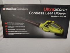 Mueller Ultra Cordless Leaf Blower, 140mph 20 V Powerful Motor, Electric Leaf Bl