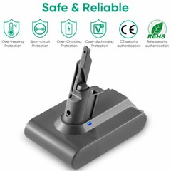 21.6V Lithium Replacement Battery for Dyson V7 V7 Animal V7 Extra V7 Trigger US
