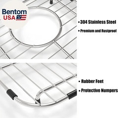 Sink Protectors for Kitchen Sink, Single Bowl Sink Bottom Grid 12.5″X16″X1.25″,