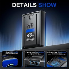40V 6.0Ah Replacement Lithium Battery for Kobalt KB540-06 KB440-06 KB440-03 40V