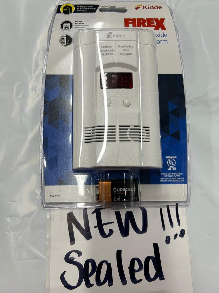 Kidde Carbon Monoxide Detector, Propane, Natural, Methane, & Explosive Gas Alarm
