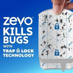 4pack- Refill Cartridges Zevo Flying Insect Trap Refill Cartridges -Easy to Use