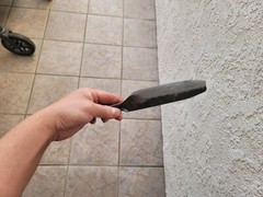 Crude – Asian Paring Chef Knife, One piece, 5 Inch, Carbon Steel, Handmade Blunt