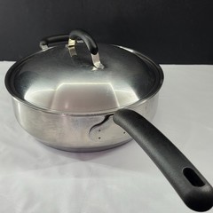 Meyer Bella Cuisine Cookware 10.5″ Deep Skillet Stainless Steel Sauté Pan W/ Lid