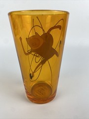 Adventure Time Finn Drinking Glass Orange Cartoon Network Hand Wash Only