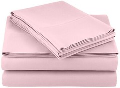 Bed Sheet Set 4 Piece Egyptian Comfort 1800 Count Ultra Soft Deep Pocket