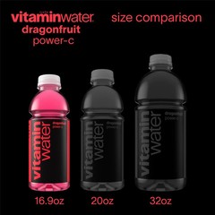 vitaminwater Power-C Dragonfruit Flavored Water Beverage, 16.9 fl oz, 6 Pack Bot