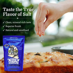 Light Grey Celtic Sea Salt 1 Pound Resealable Bag Additive-Free shipping