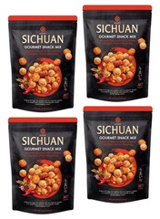 4-PACKS SICHUAN Gourmet Snack Mix with Spicy Hot Pot Seasoning 16 Oz. each
