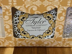 Tyler Candle Company Diva Box Gift Set Wash, Candle, Hand Lotion, And Glamour Do