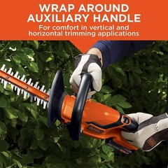BLACK+DECKER 20V MAX* Cordless Hedge Trimmer, 22-Inch – LHT2220