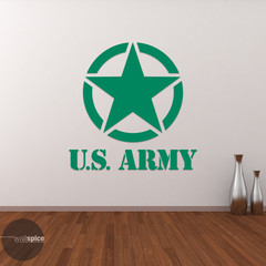 United States US Army Military Star Vinyl Wall Decal Sticker