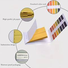 400pcs pH Test Strips Kit 1-14 Universal Water Soil Tester