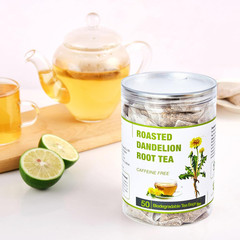 50 Bags Roasted Dandelion Root Tea Bags, 2.5/Bags, Natural Dried Dandelion…