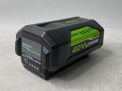 LOT of 2 40V 7.5Ah Battery for Ryobi 40 Volt Lithium OP4050 OP40602 w/Charger