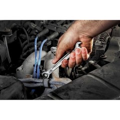 Milwaukee Tool 48-22-9506 Metric Ratcheting Combination Wrench Set, 7-Piece