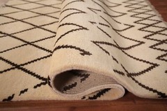 Modern Handmade Luxury Hand-Knotted Moroccan Wool Rugs for Any Room 4×6 ft