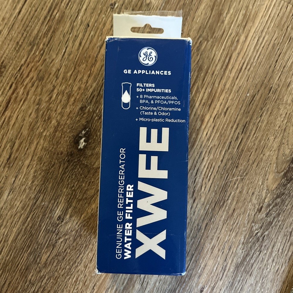 GE Appliances XWFE Refrigerator Water Filter, Filters 50+ Impurities