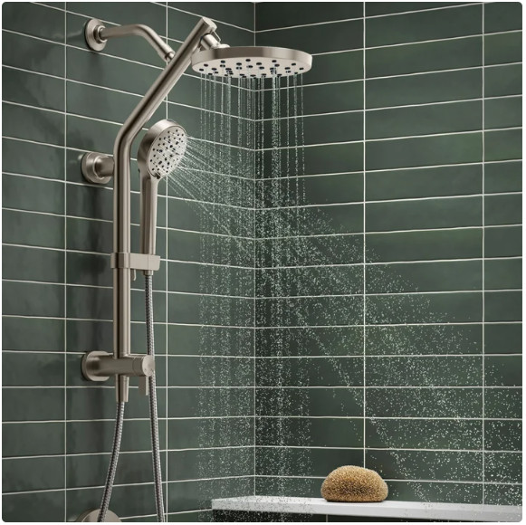 Kohler Hydrorail Shower System 3-in-1 Multi Function Complete Set Brushed Nickel