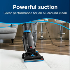 BISSELL PowerForce Bagged, Upright Vacuum, Powerful Suction, Allergen Filtration