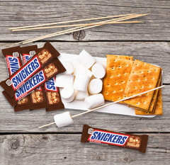 SNICKERS Full Size Milk Chocolate Candy Bars 1.86oz 48 Count