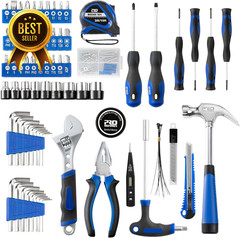 179 Piece Home Tool Kit General Household Hand Tool Set with Portable Storage Bo