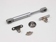 MINI (17CM) Gasfeder Gasdruckfeder Kompressionsfeder Klappenbeschlag SILBER