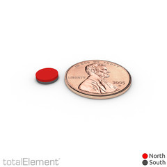 1/4 x 1/16 Inch Small Neodymium Disc Magnets N52 with Epoxy Coating (100 Pack)