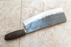 Crude – EXTRA HEAVY 9 Inch Premium Chinese Meat Cleaver Knife, Carbon Steel 2 LB