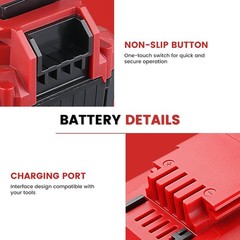 2PACK for PORTER CABLE 20V 20 Volt Lithium Battery /Charger Max PCC680L PCC685L