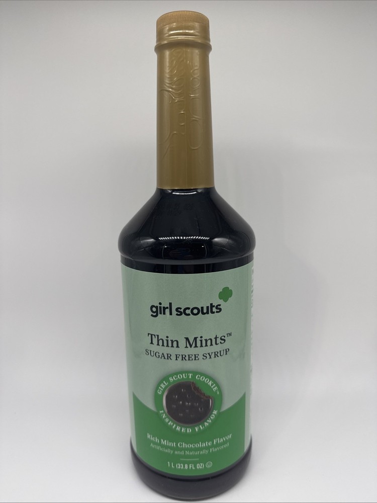 Girl Scouts Thin Mints™ Sugar-Free Syrup | Large 1 Liter Bottle