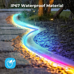 50FT LED Neon Rope Lights, Flexible Led Rope Lights Control with App/Remote, IP6