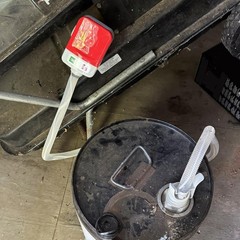 Electric Fuel Transfer Siphon Pump Battery Powered Gas Oil Water Liquid 2.4 GPM
