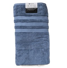 Hotel Premier Collection Oversized Bath Towel 30in X 58in FADED DENIM