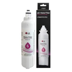2 PACK LT800P Fit LG LT800P Black Replacement Refrigerator Water Filter New, USA