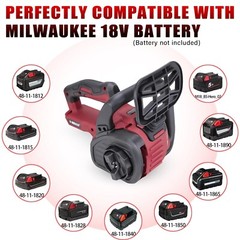 12 inch Cordless Chainsaw For Milwauke M18 Battery Top Handle Brushless 1200W