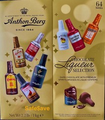 Dark Chocolate Liqueur Liquor 2.2 Lbs 64 Bottles Anthon Berg NEW