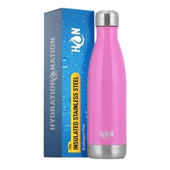17oz, 25oz, 34oz Stainless Steel Water Bottle – Insulated & Leak-Proof