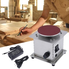 110 V 200 W Tabletop Corded Electric Disc Sander W/ 21 PCS 4 in Sanding Disc