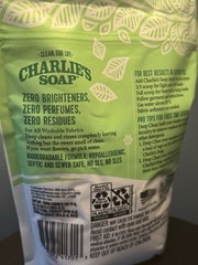 Charlie’s Soap Fragrance‑Free Laundry Powder – 100 Loads, 2.64 lbs