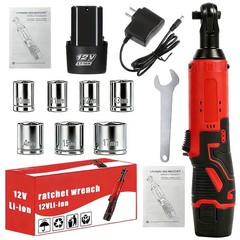 Cordless electric ratchet wrench set, brushless electric ratchet wrench, 12V