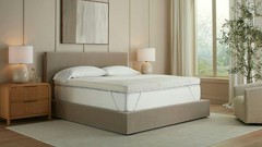 Saatva Graphite Memory Foam Mattress Topper – No Import Fees
